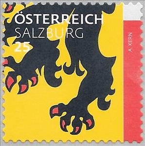 Stamp, Salzburg, Austria,  