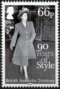 Stamp, 90 Years Of Style, British Antarctic Territory (BAT),  