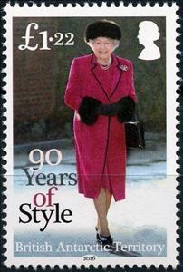 Stamp, 90 Years Of Style, British Antarctic Territory (BAT),  