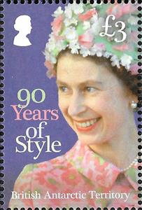 Stamp, 90 Years Of Style, British Antarctic Territory (BAT),  
