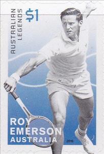 Stamp, Roy Emerson, Australia,  , Sport, Tennis