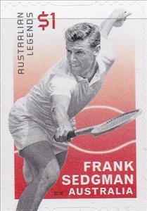 Stamp, Frank Sedgman, Australia,  , Sport, Tennis