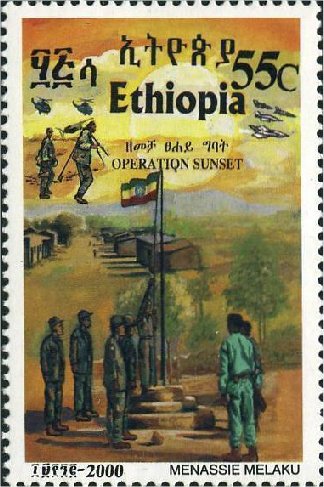 Soldiers, flag ceremony