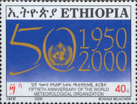 World Meteorological Organization, 50th anniv.