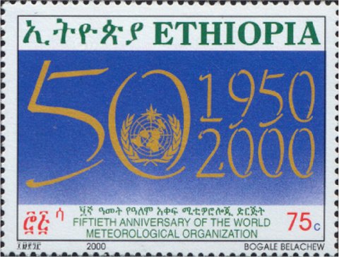 World Meteorological Organization, 50th anniv.