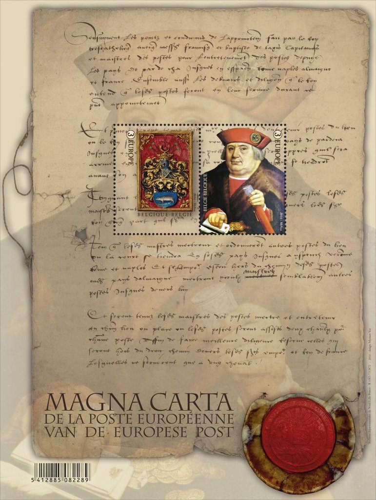 Sheet "The Magna Carta of European Post"