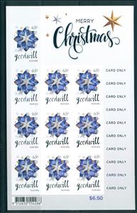 Mini Sheet, Goodwill Embellished Sheetlet, Australia,  , Christmas
