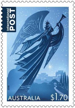Stamp, Angel, Australia,  , Angels, Christian, Christmas
