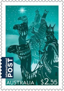 Stamp, Three Wise Men, Australia,  , Christian, Christmas