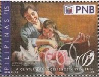 Stamp, Montanez Artwork, Philippines,  