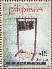 Stamp, Gangsa, Philippines,  , Musical Instruments