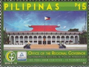 Stamp, Office of the Regional Governor, Philippines,  