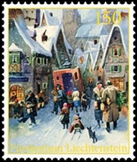 Winter in a city
