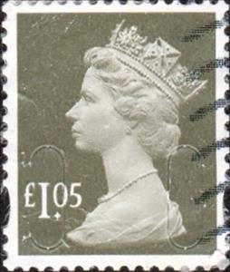Stamp, Queen Elizabeth II - Security Machin M16L, United Kingdom of Great Britain & Northern Ireland,  , Heads of State