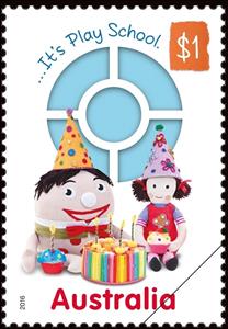 Stamp, It's Play School, Australia,  , Education, Toys