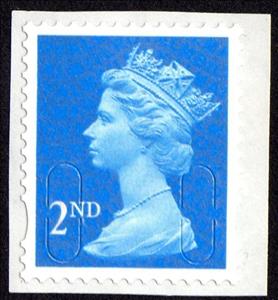 Stamp, Queen Elizabeth II - Security Machin MBIL, M16L, United Kingdom of Great Britain & Northern Ireland,  , Heads of State