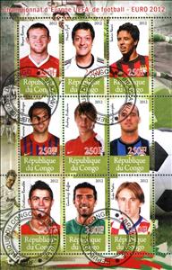 Mini Sheet, Championnat d'Europe Uefa de football - Euro 2012, Cinderellas,  , Sport