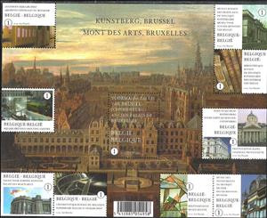 Mini Sheet, Block  "A Mountain of Art", Belgium,  