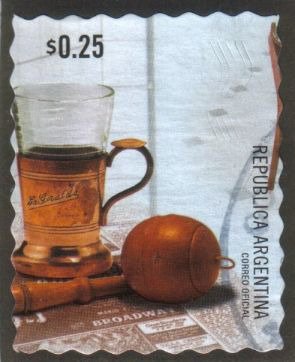 Stamp, Milk bar "La Giralda", Argentina,  