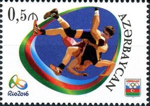 Stamp, Judo, Azerbaijan,  , Olympic Games