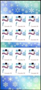 Booklet, Snowman, Canada,  
