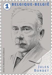 Stamp, Jules Bordet 1919 Medecine, Belgium,  , Medical Science, Nobel Laureates