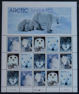Mini Sheet, Arctic Animals M/S, United States of America,  