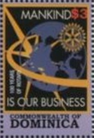 Globe and Rotary emblem