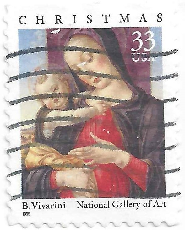 Christmas 1999 - Madonna and child by Bartolomeo Vivarini