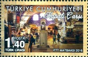 Stamp, Grand Bazaar, Istanbul, Turkey,  