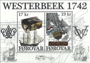 Souvenir Sheet, Wreck of Westerbeek, Faroe Islands,  