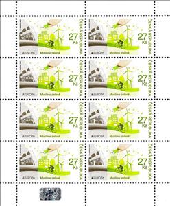 Mini Sheet, Europa (C.E.P.T.) 2016 - Think Green, Czech Republic,  , C.E.P.T., Europe