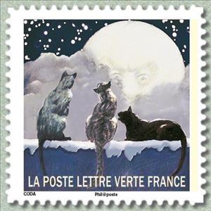 Stamp, Planetary correspondences- timbre 06, France,  