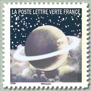 Stamp, Planetary correspondences- timbre 08, France,  