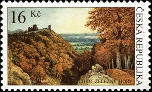 Stamp, The Železné hory Protected Landscape Area, Czech Republic,  , Environment Protection, Landscapes