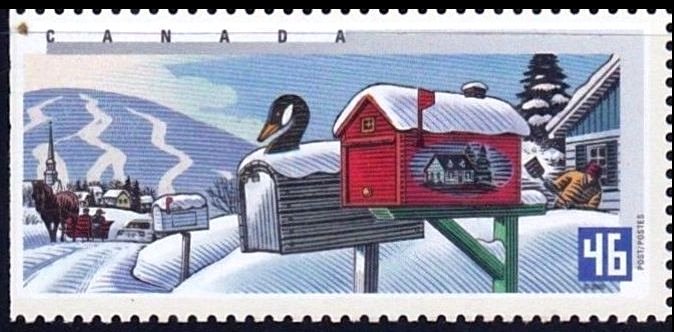Goose head and house