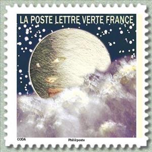 Stamp, Planetary correspondences- timbre 12, France,  