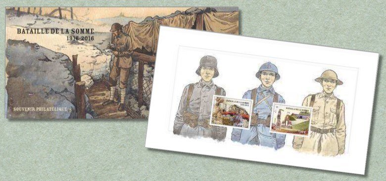 souvenir philatelic Battle of the Somme