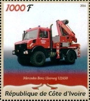 Stamp, Mercedes Benz, Cinderellas,  