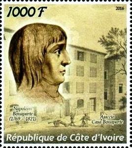 Stamp, Napoleon Bonaparte, Cinderellas,  
