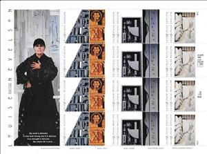 Mini Sheet, Louise Nevelson Issue, United States of America,  , Art, Sculptors, Sculptures