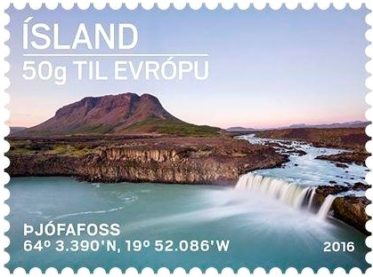 Tourist Stamps V - Ţjófafoss