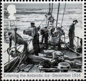 Stamp, Entering the Antarctic ice (December 1914), United Kingdom of Great Britain & Northern Ireland,  