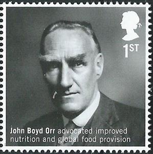 Stamp, John Boyd Orr, 1880-1971, United Kingdom of Great Britain & Northern Ireland,  