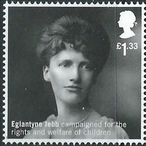 Stamp, Eglantyne Jebb, 1876-1928, United Kingdom of Great Britain & Northern Ireland,  