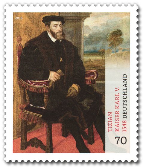 Emperor Charles V., painting by Tizian