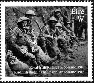 Stamp, The 100th Anniversary of the Battle of the Somme, Ireland,  
