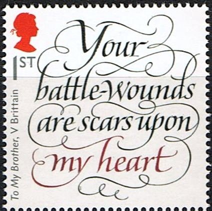 Your battle-wounds are Scars upon my Heart