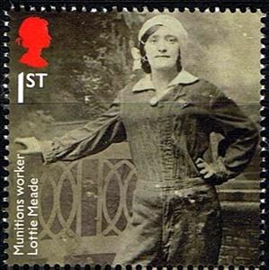 Stamp, Munitions Worker, United Kingdom of Great Britain & Northern Ireland,  