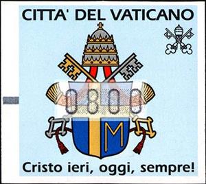 Stamp, Coat of arms of John Paul II, Vatican City,  , Coats of Arms